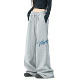 刺しゅうロゴスウェットワイドパンツ | SHEENA  | 詳細画像7 