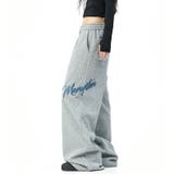 刺しゅうロゴスウェットワイドパンツ | SHEENA  | 詳細画像8 