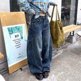 ビッグポケットデニムカーブワイドパンツ | SHEENA  | 詳細画像12 