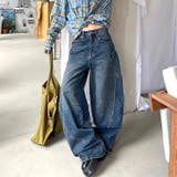 ビッグポケットデニムカーブワイドパンツ | SHEENA  | 詳細画像15 