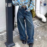 ビッグポケットデニムカーブワイドパンツ | SHEENA  | 詳細画像3 