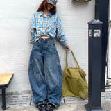 ビッグポケットデニムカーブワイドパンツ | SHEENA  | 詳細画像8 