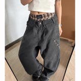 チェック柄レイヤードインナーショートパンツ | SHEENA | 詳細画像8