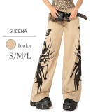 サイドトライバルプリントワイドパンツ | SHEENA  | 詳細画像1 