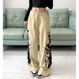 サイドトライバルプリントワイドパンツ | SHEENA  | 詳細画像15 