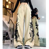 サイドトライバルプリントワイドパンツ | SHEENA  | 詳細画像17 