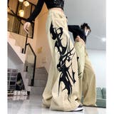 サイドトライバルプリントワイドパンツ | SHEENA  | 詳細画像23 