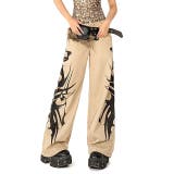 サイドトライバルプリントワイドパンツ | SHEENA  | 詳細画像4 