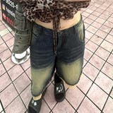 レースレイヤードデニムワイドハーフパンツ | SHEENA | 詳細画像5
