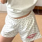 刺繍ロゴドットショートパンツ | SHEENA | 詳細画像8