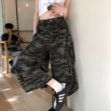 カモフラ柄カーゴハーフパンツ | SHEENA | 詳細画像18