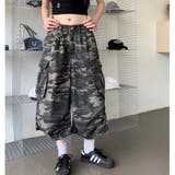 カモフラ柄カーゴハーフパンツ | SHEENA | 詳細画像2