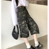 カモフラ柄カーゴハーフパンツ | SHEENA | 詳細画像28