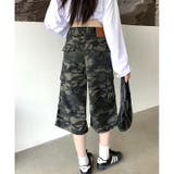 カモフラ柄カーゴハーフパンツ | SHEENA | 詳細画像29