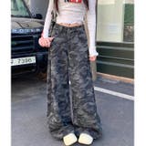 カモフラ柄バギーワイドパンツ | SHEENA | 詳細画像13