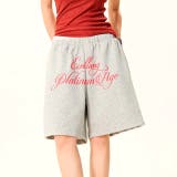 レタリングロゴプリントスウェットハーフパンツ | SHEENA  | 詳細画像16