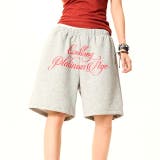 レタリングロゴプリントスウェットハーフパンツ | SHEENA  | 詳細画像17