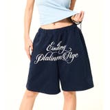 レタリングロゴプリントスウェットハーフパンツ | SHEENA  | 詳細画像2