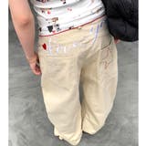 バック刺繍ロゴカーブチノワイドパンツ | SHEENA  | 詳細画像14 