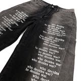 レタリングロゴグラデワイドデニムパンツ | SHEENA | 詳細画像19