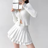 インパン付きダブルプリーツミニスカート 春 夏 | SHEENA | 詳細画像24