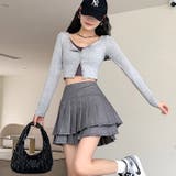 インパン付きダブルプリーツミニスカート 春 夏 | SHEENA | 詳細画像9