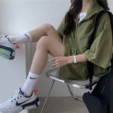 【セットアップ】スタンドハーフジップトップス×ハーフパンツSET 春 夏 | SHEENA | 詳細画像20