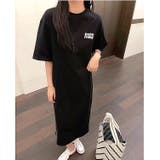 バックロゴプリントTシャツワンピース 春 夏 | SHEENA | 詳細画像6