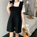 フリルショルダーショートサロペット 春 夏 | SHEENA | 詳細画像4