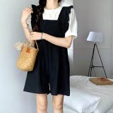 フリルショルダーショートサロペット 春 夏 | SHEENA | 詳細画像5