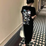 MIXロゴプリントTシャツワンピース 春 夏 | SHEENA | 詳細画像11