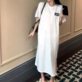 MIXロゴプリントTシャツワンピース 春 夏 | SHEENA | 詳細画像16