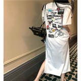 MIXロゴプリントTシャツワンピース 春 夏 | SHEENA | 詳細画像20