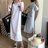 MIXロゴプリントTシャツワンピース 春 夏 | SHEENA | 詳細画像22