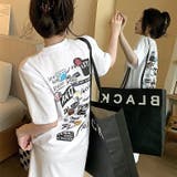 MIXロゴプリントTシャツワンピース 春 夏 | SHEENA | 詳細画像25