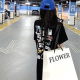 MIXロゴプリントTシャツワンピース 春 夏 | SHEENA | 詳細画像3