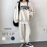 ロゴトレーナー×スウェットパンツ 2点SET 春 | SHEENA  | 詳細画像1 
