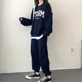 ロゴトレーナー×スウェットパンツ 2点SET 春 | SHEENA  | 詳細画像20 