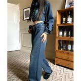 【セットアップ】ショートデニムジャケット×デニムパンツ 2点SET 春 | SHEENA  | 詳細画像14 