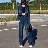 【セットアップ】ショートデニムジャケット×デニムパンツ 2点SET 春 | SHEENA  | 詳細画像32 