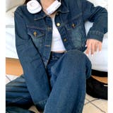 【セットアップ】ショートデニムジャケット×デニムパンツ 2点SET 春 | SHEENA  | 詳細画像8 