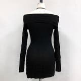 クロスネックオフショルワイドリブニットワンピース 秋 冬 | SHEENA | 詳細画像38