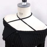 クロスネックオフショルワイドリブニットワンピース 秋 冬 | SHEENA | 詳細画像39