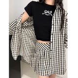 セットアップ オーバーサイズチェックシャツ×プリーツミニスカート 2点SET | SHEENA | 詳細画像11