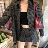 セットアップ オーバーサイズチェックシャツ×インパン付チェックミニスカート | SHEENA | 詳細画像29