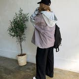 袖ラインレイヤード風ルーズブルゾン 秋 冬 | SHEENA | 詳細画像13