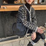 千鳥中綿キルトノーカラージャケット 韓国 秋 | SHEENA  | 詳細画像7 