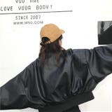 エコレザークロップド丈ブルゾン 秋 冬 | SHEENA  | 詳細画像17 