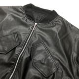 エコレザークロップド丈ブルゾン 秋 冬 | SHEENA  | 詳細画像20 