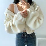 ボリュームスリーブクロップド丈ボアブルゾン 秋 冬 | SHEENA | 詳細画像11